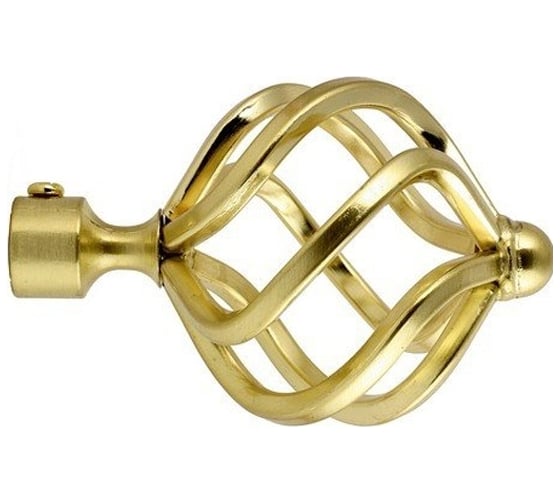 Изображение товара Наконечник Peora Булава золото глянец 16 мм 2 шт 63941