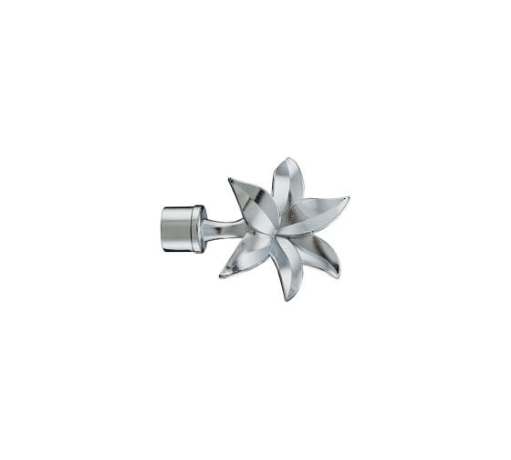 Изображение товара Наконечник Peora Флора хром глянец 16 мм 2 шт 63877