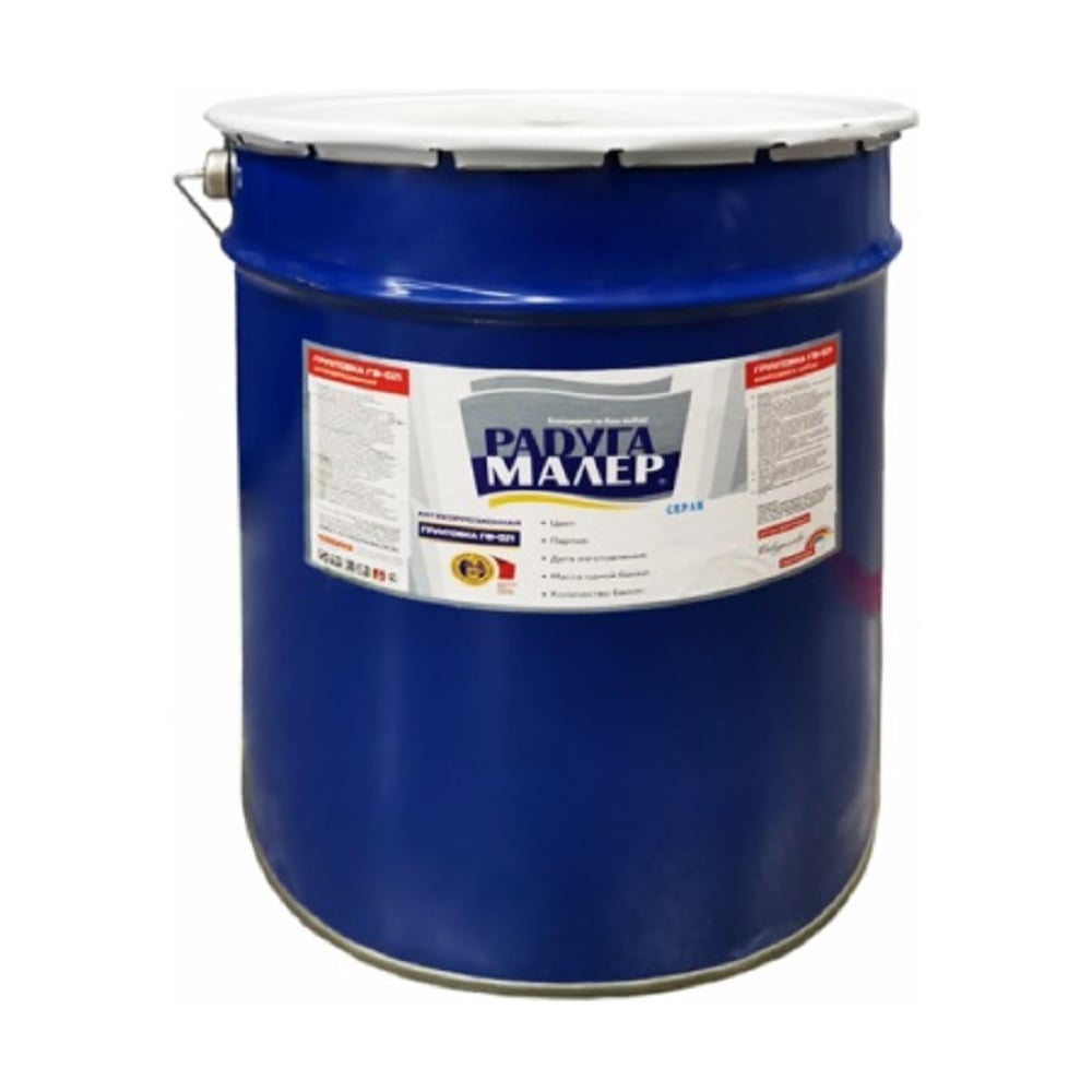 Изображение товара Грунтовка Радугамалер ГФ-021 STATUS серая 20 кг для бетона и металла