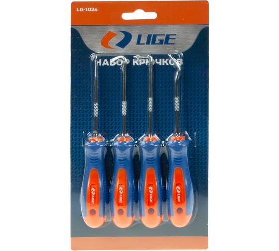 Изображение товара Набор крючков LIGE 4 пр., (45,90,135,180) LG-1024 863295