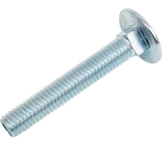 Изображение товара Болт мебельный с квадратным подголовком 6х55 мм 100 шт. для сборки мебели DIN 603 оцинкованный ARNO INDUSTRIES A05000605530707