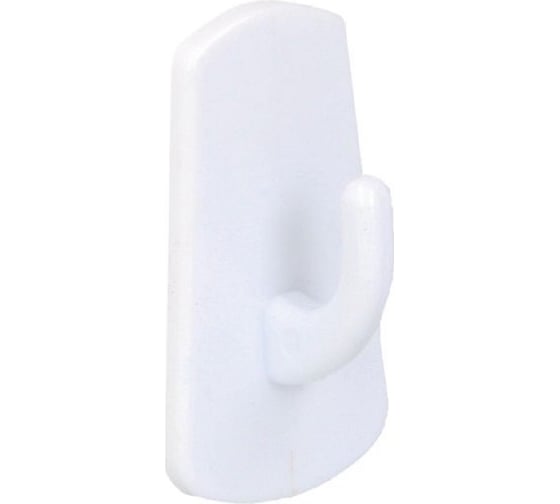 Изображение товара Самоклеющийся крючок Amig пластик, белый 2 шт 208 BL