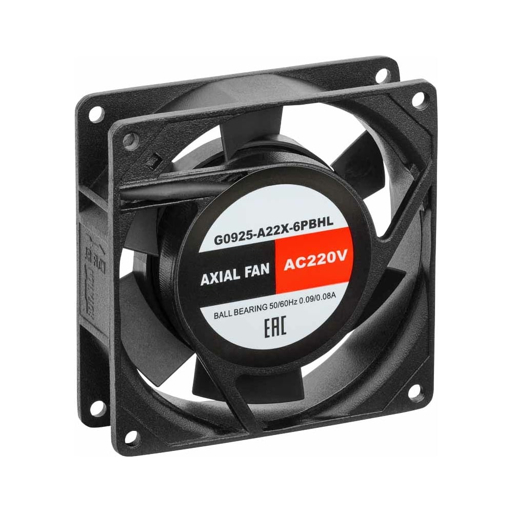 Изображение товара Осевой вентилятор SILART 92x92x25, 230 VAC, подшипник качения G0925-A22X-6PBHL