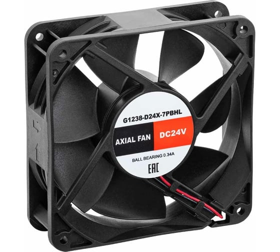 Изображение товара Осевой вентилятор SILART 120x120x38, 24 VDC, подшипник качения G1238-D24X-7PBHL