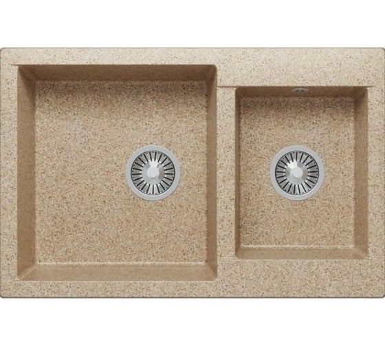 Изображение товара Кухонная мойка Polygran BRIG-772 (№302 Песочный) 621510