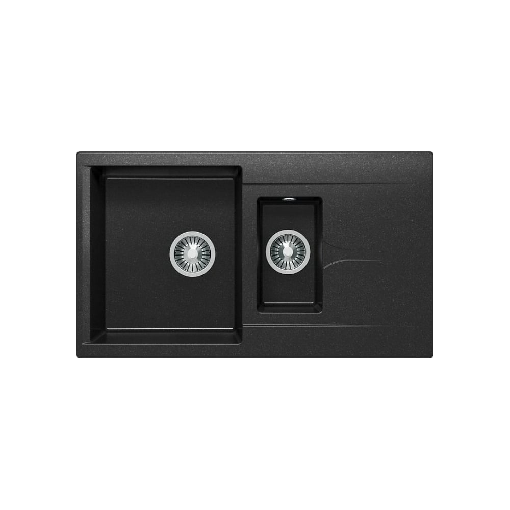 Изображение товара Кухонная мойка Polygran BRIG-870 Черный искусственный гранит