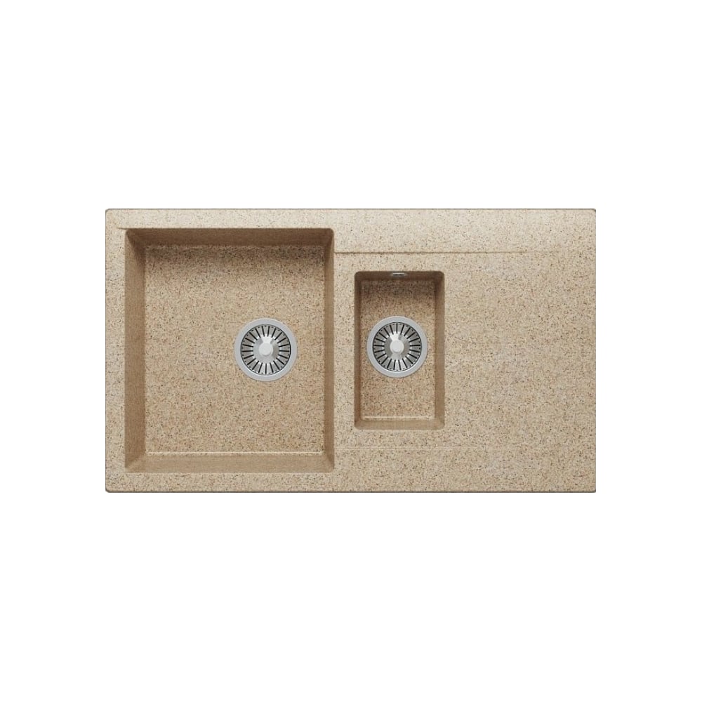 Изображение товара Кухонная мойка Polygran BRIG-870 песочный цвет 870x500 мм