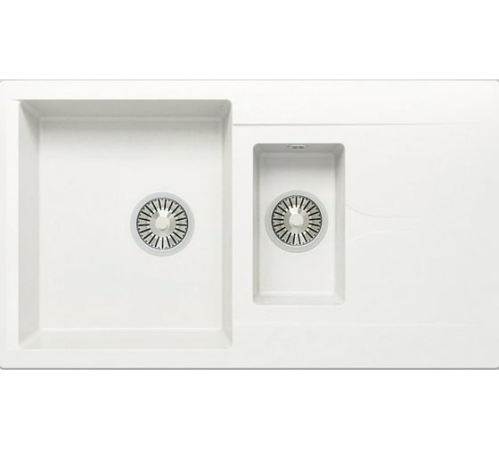 Изображение товара Кухонная мойка Polygran BRIG-870 (№36 Белый Хлопок) 627390
