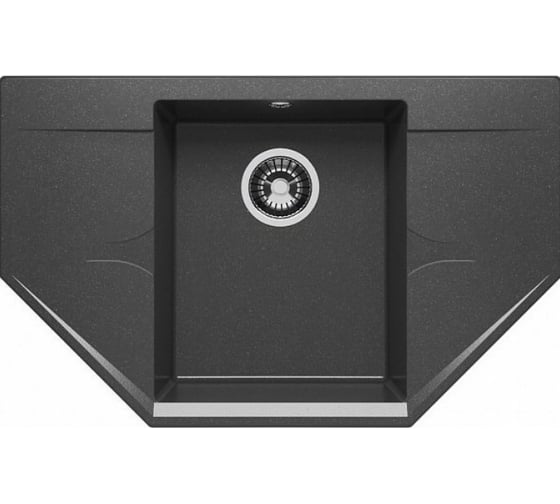 Изображение товара Кухонная мойка Polygran RIFF-800 (№16 Черный) 679078