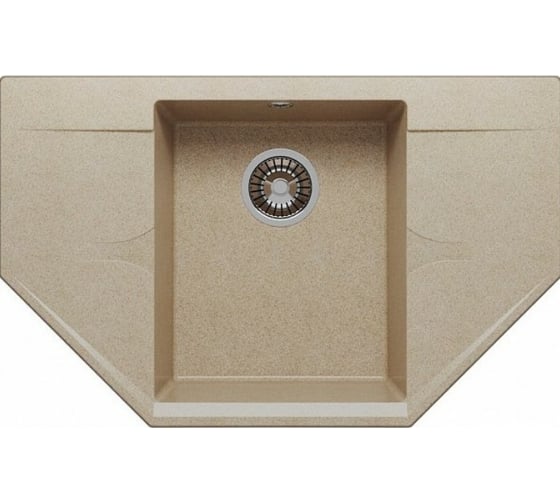Изображение товара Кухонная мойка Polygran RIFF-800 (№302 Песочный) 679108