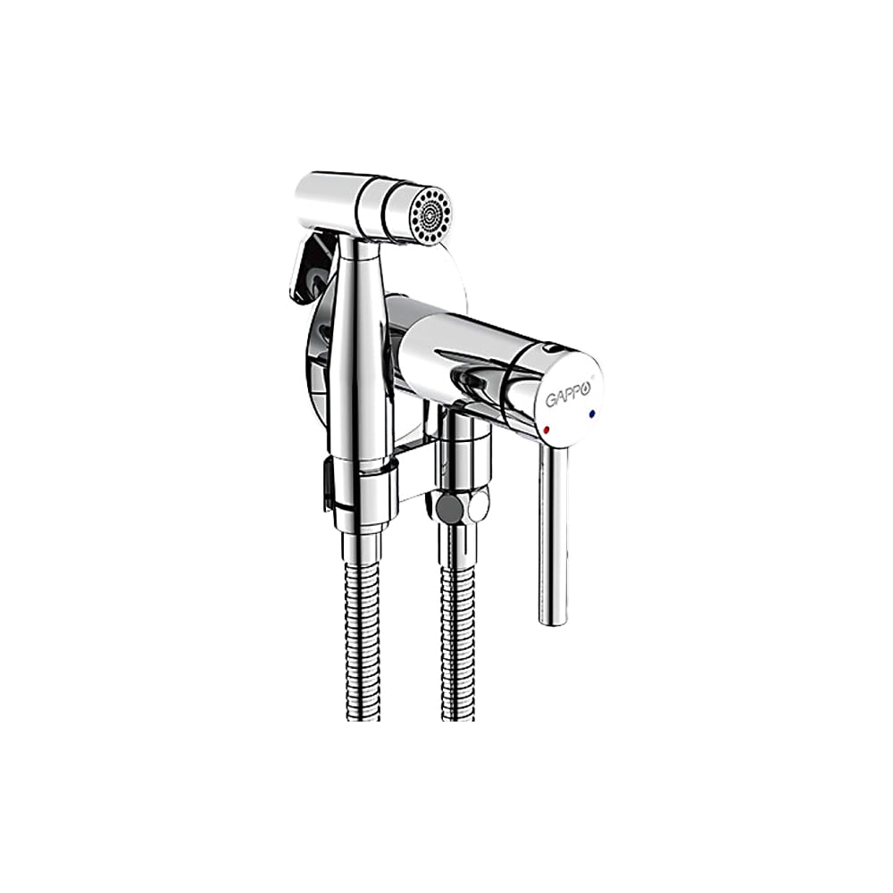 Изображение товара Гигиенический душ со смесителем GAPPO G7206 встраиваемый современный дизайн хром
