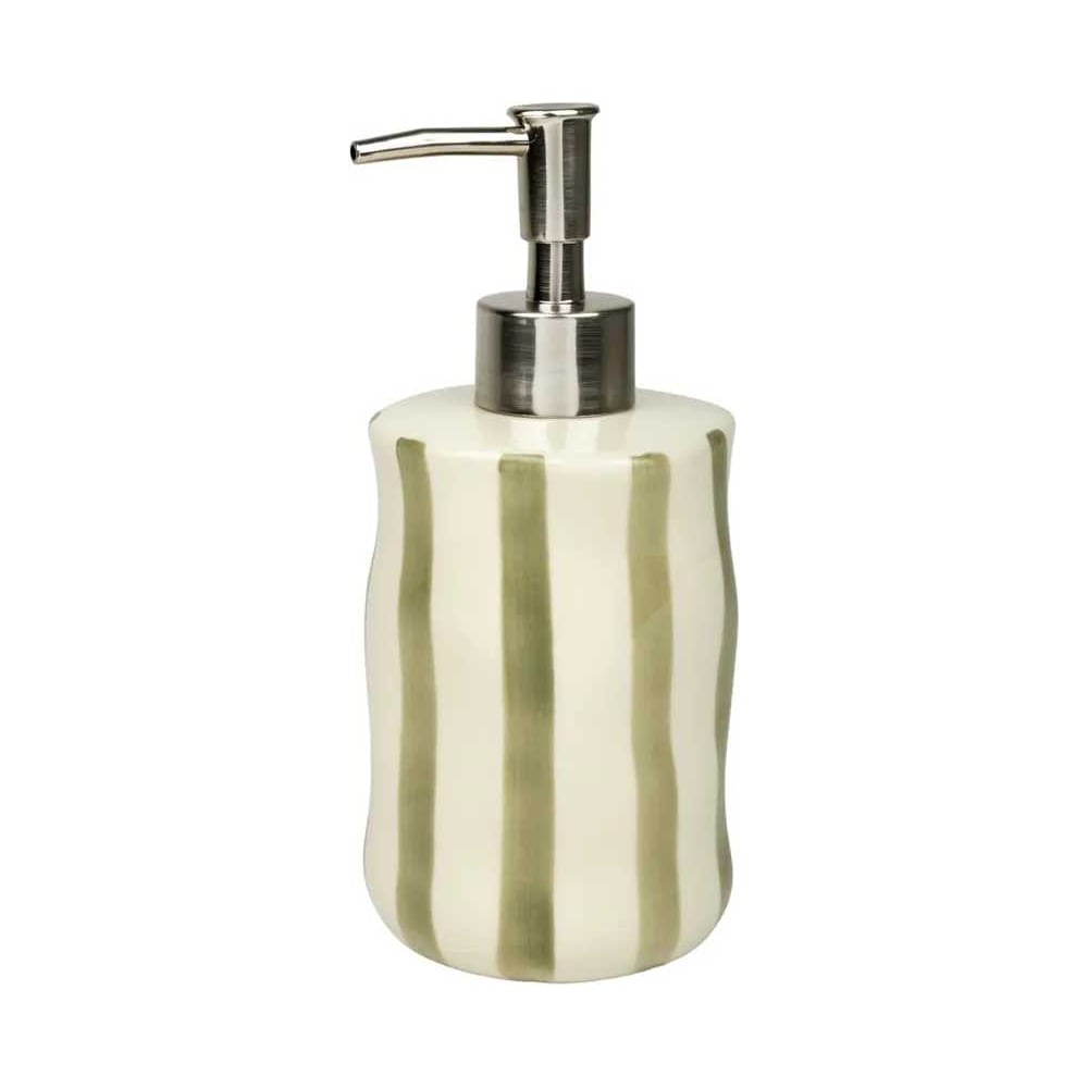 Изображение товара Дозатор Zenfort Ривьера керамика зелёная полоска