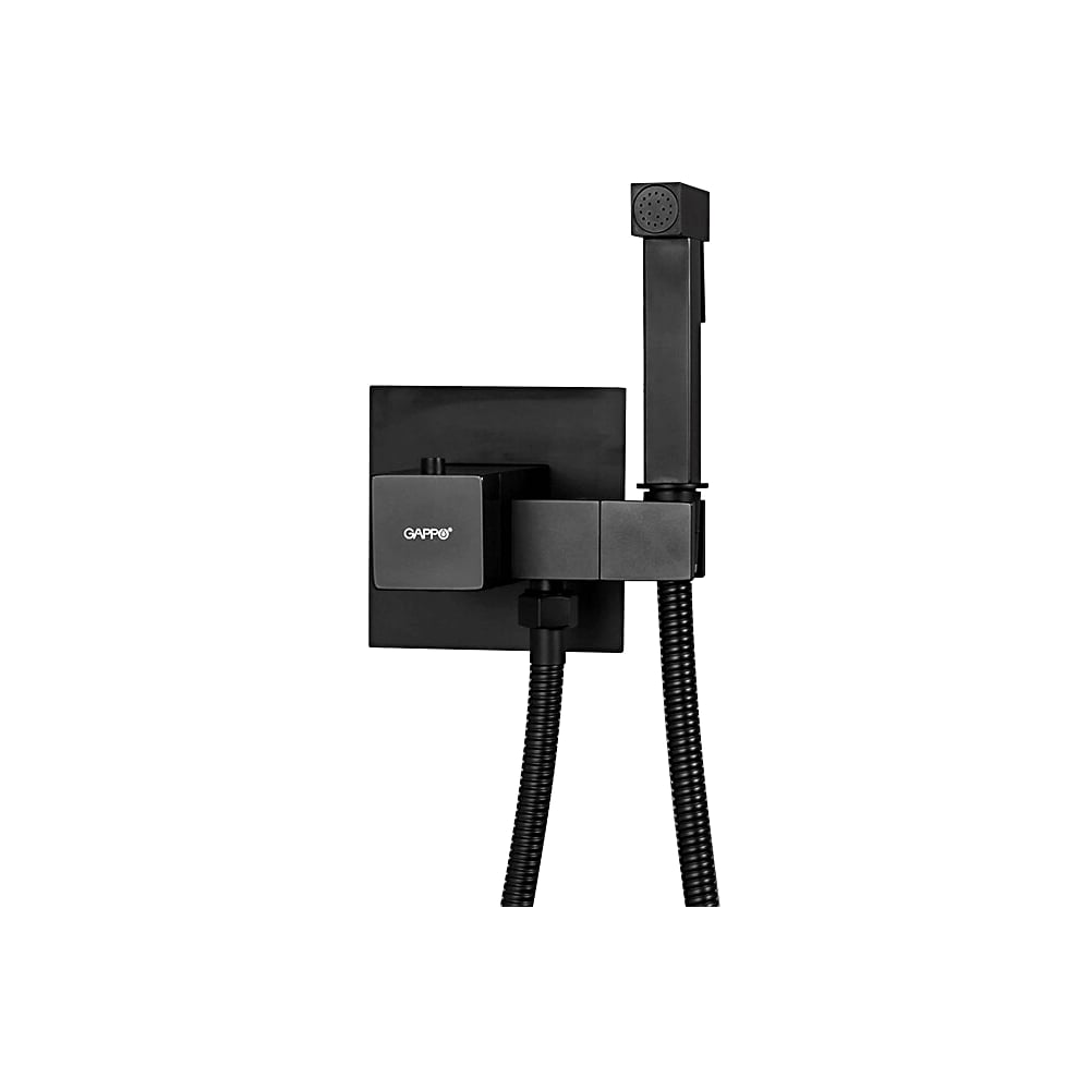 Изображение товара Гигиенический душ GAPPO G7207-60 с термостатом для биде черный современный дизайн