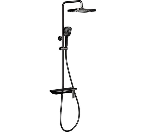 Изображение товара Душевая система GAPPO со встроенным изливом, лейкой и верхним душем G2496-16