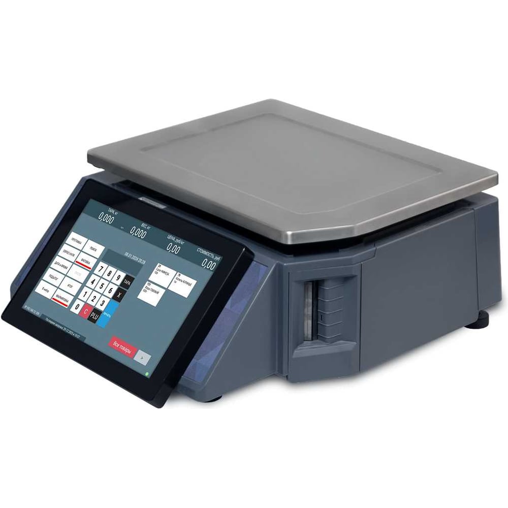 Изображение товара Электронные торговые весы Kite DP071 15 кг с функцией печати наклейки