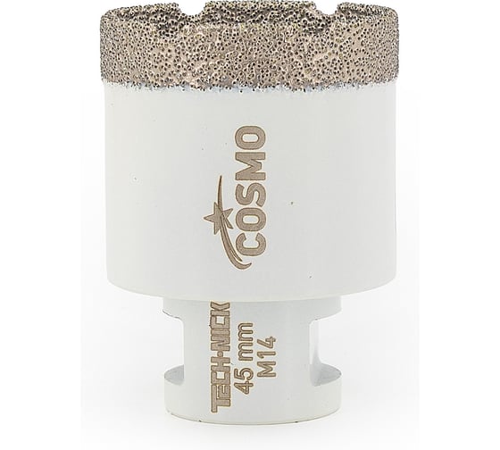 Изображение товара Сверло кольцевое TECH-NICK Cosmo+ (M14) 45/h-35мм | universal wet/dry / вакуумное спекание 179.600.5182