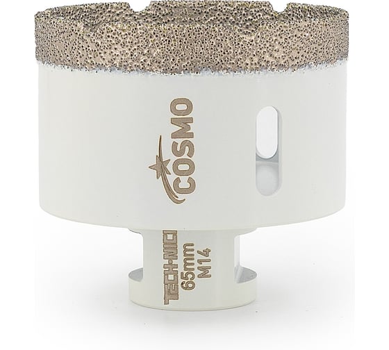 Изображение товара Сверло кольцевое TECH-NICK Cosmo+ (M14) 65/h-35мм | universal wet/dry / вакуумное спекание 179.600.5186