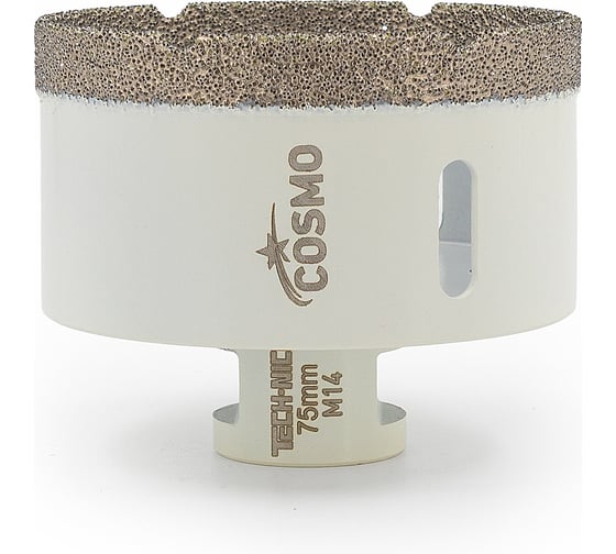 Изображение товара Сверло кольцевое TECH-NICK Cosmo+ (M14) 75/h-35мм | universal wet/dry / вакуумное спекание 179.600.5193
