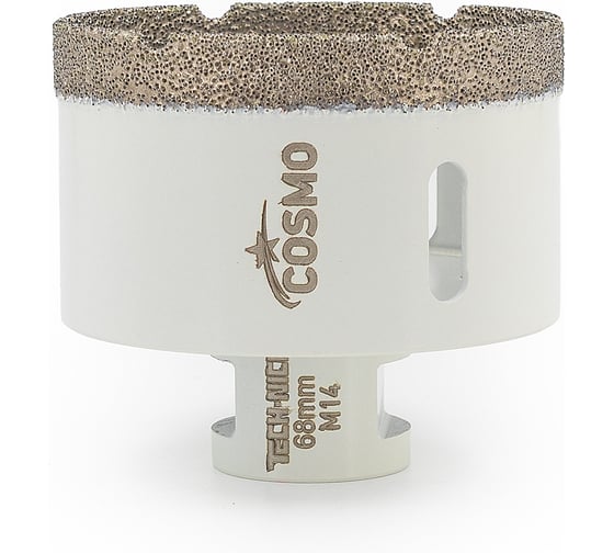 Изображение товара Сверло кольцевое TECH-NICK Cosmo+ (M14) 68/h-35мм | universal wet/dry / вакуумное спекание 179.600.5191