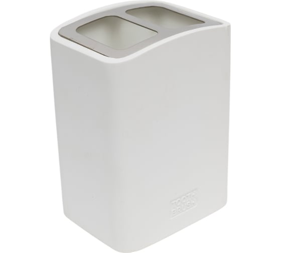 Изображение товара Стакан для зубных щеток VIDAGE Gwyn Cleddyf, полирезина, белый 1373002