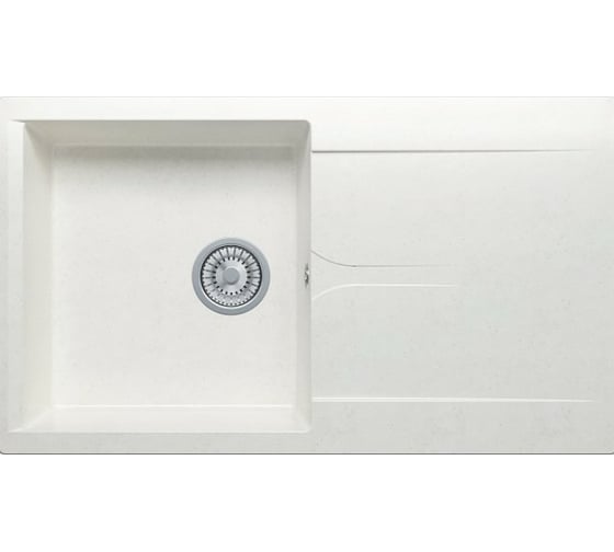 Изображение товара Кухонная мойка Polygran GALS-860 (№36 Белый Хлопок) 473349