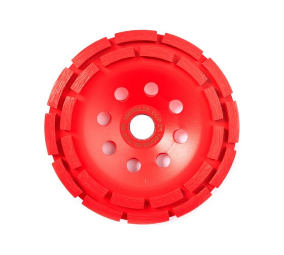 Изображение товара Чашка шлифовальная алмазная 2-х рядная 150 мм REDVERG 900441 6665367