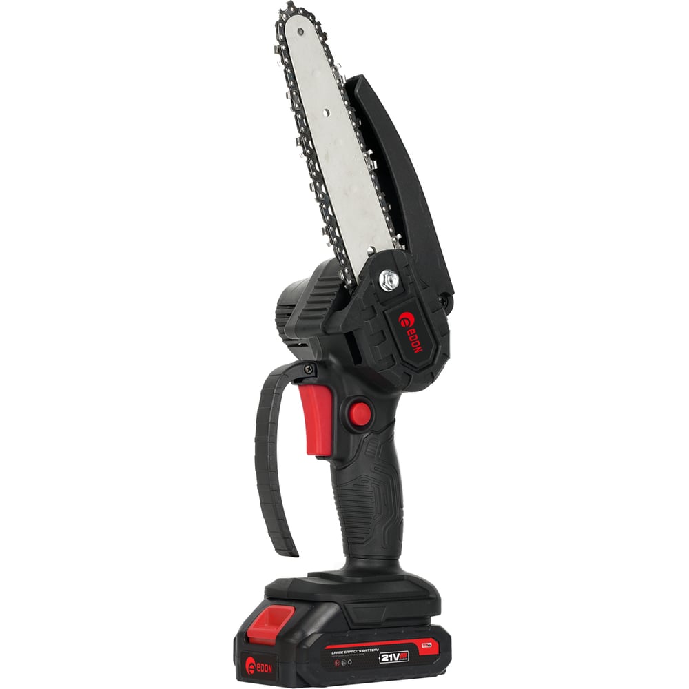 Изображение товара Аккумуляторная мини-цепная пила EDON UNS 21/6D 21В 15см шина