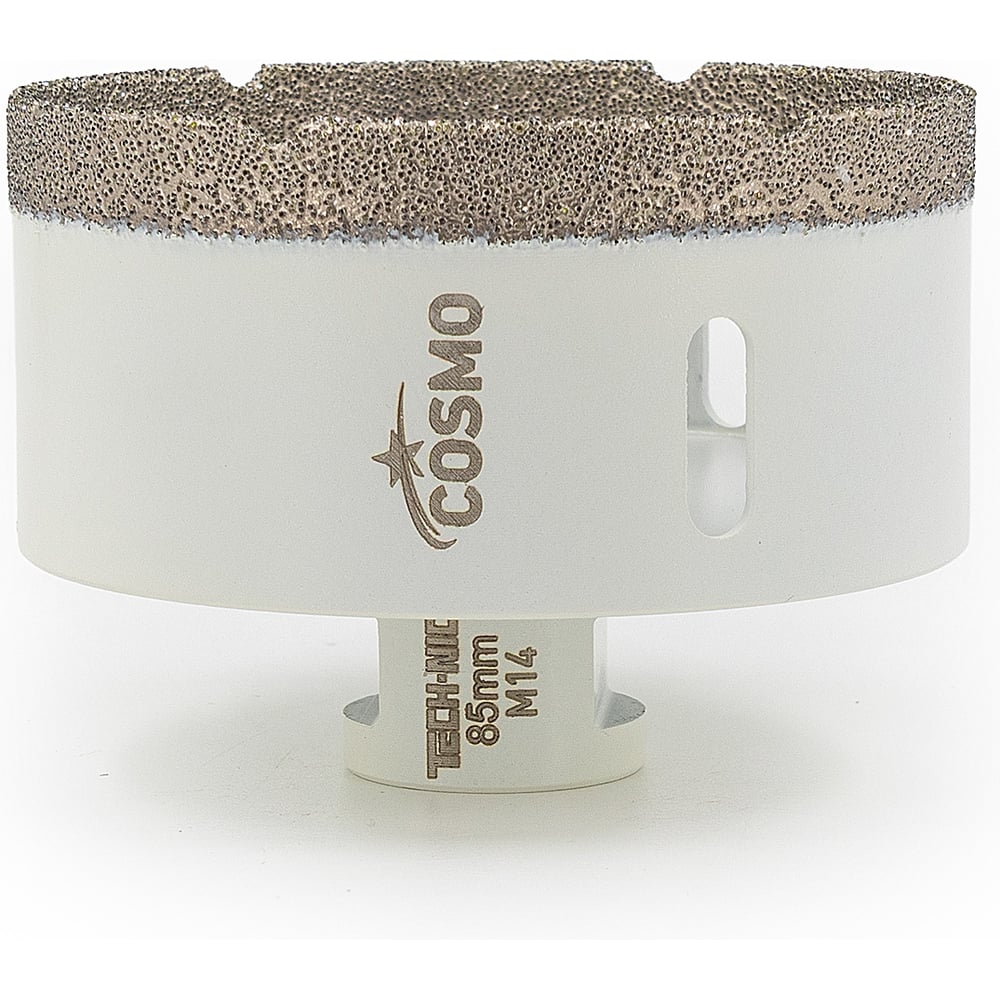 Изображение товара Сверло кольцевое TECH-NICK Cosmo+ (M14) 85/h-35мм алмазное для УШМ Изображение товара Сверло кольцевое TECH-NICK Cosmo+ (M14) 85/h-35мм алмазное для УШМ