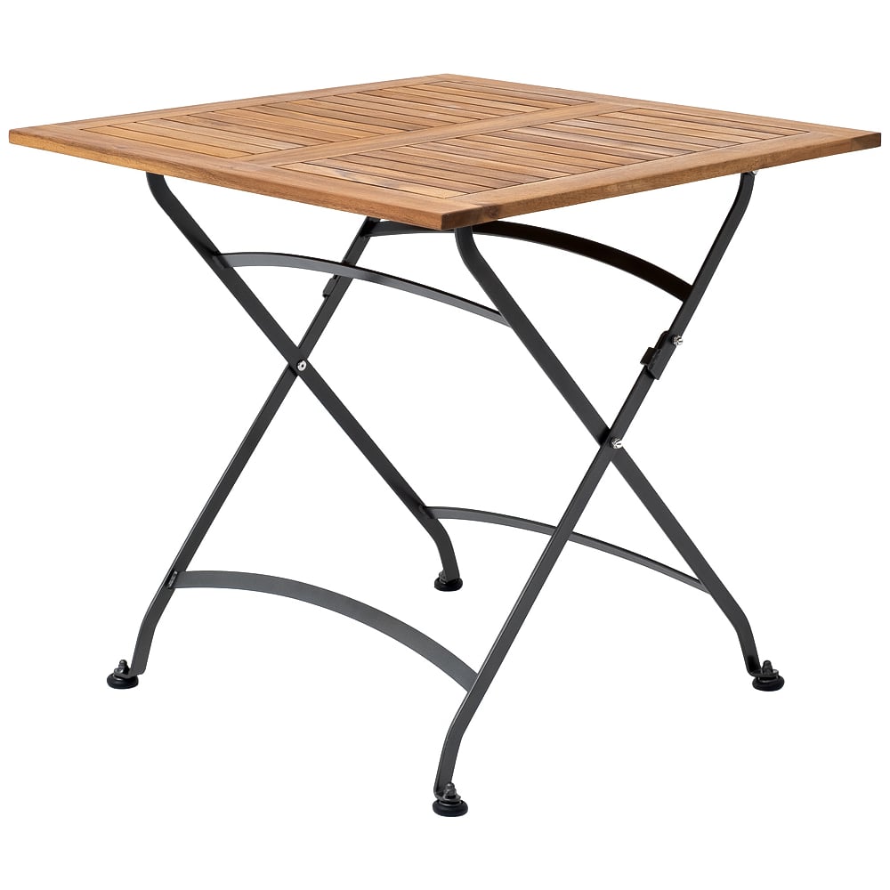 Изображение товара Складной садовый стол из акации Joygarden LATA 80 см, устойчивый к погодным условиям