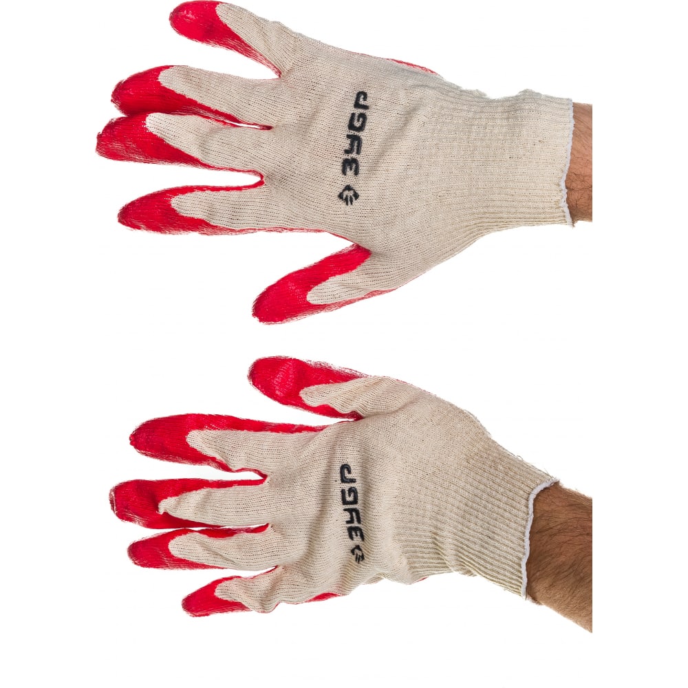 Трикотажные перчатки ЗУБР