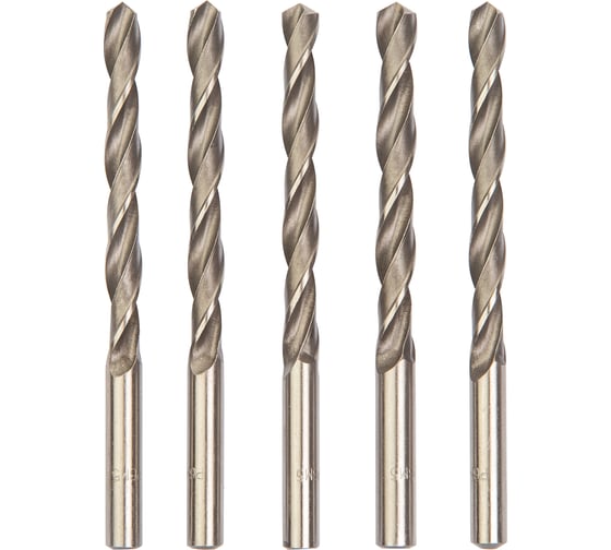 Изображение товара Сверло (5 шт; 9.2 мм; ц/х; Класс В; Р6М5/HSS) ТРЭЛ dn00288