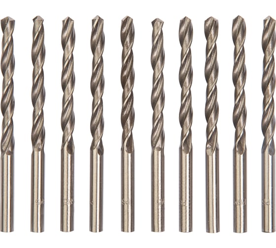 Изображение товара Сверло (10 шт; 1.8 мм; цх; Класс В; Р6М5/HSS) ТРЭЛ dn00214