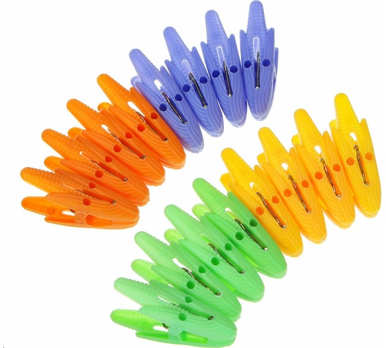 Изображение товара Набор прищепок VETTA Кукуруза 16 шт, пластик 453-027