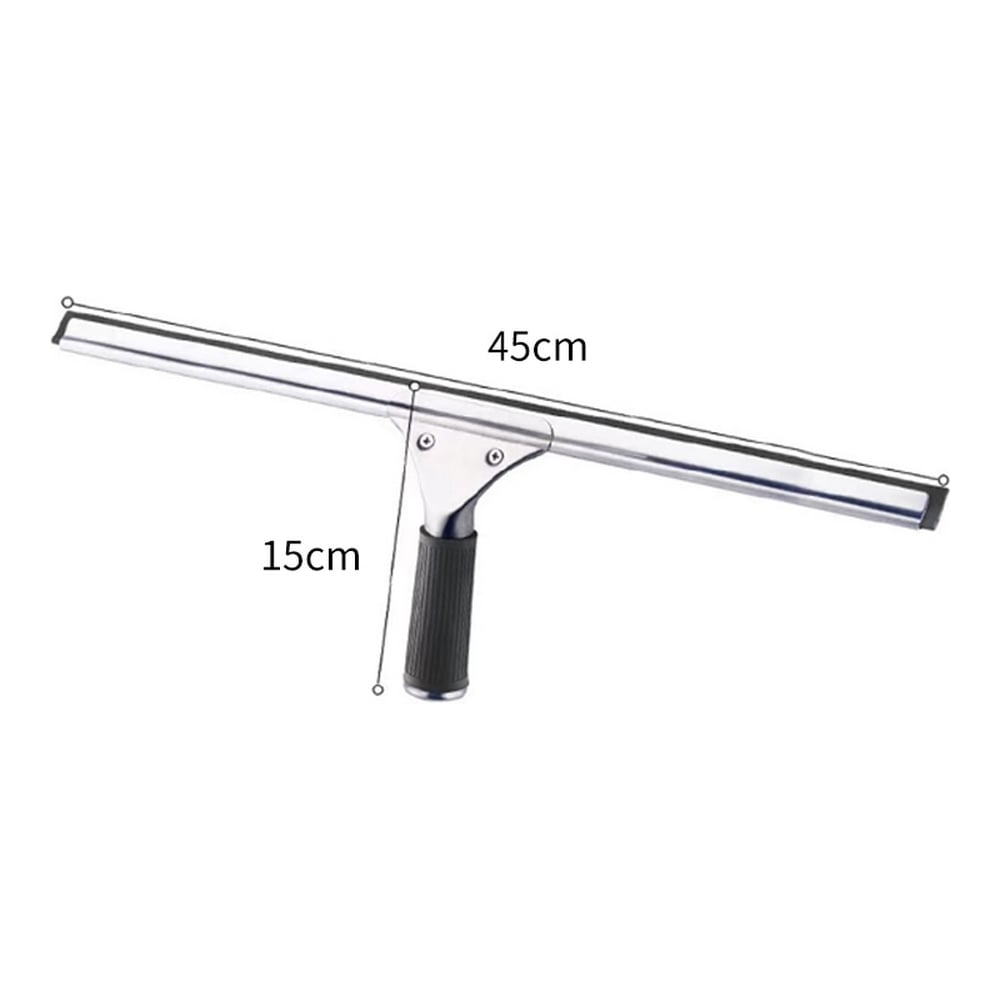 Изображение товара Сгон для окон ДТТ 45 см алюминий нержавеющая сталь ручка резина Н1304