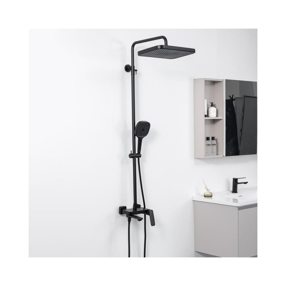 Изображение товара Душевая система GAPPO G2428-6 с поворотным изливом и верхним душем