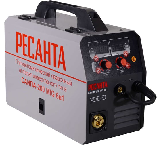 Изображение товара Сварочный полуавтомат Ресанта САИПА-200 MIG 6в1 65/9