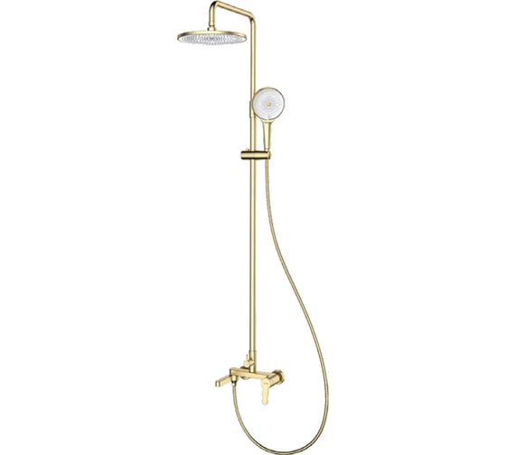 Изображение товара Душевая система GAPPO с поворотным изливом-переключателем, лейкой и верхним душем G2499-33