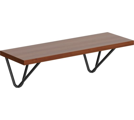 Изображение товара Полка SKYLAND SH2-WIRE с полкодержателями орех французский 630x213x208 COFFEE 00-07067511