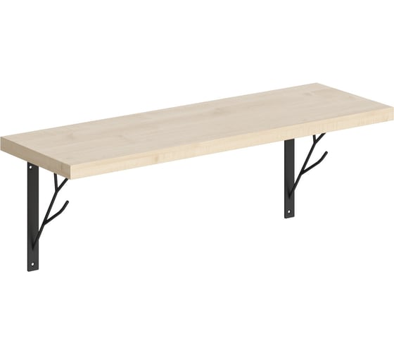 Изображение товара Полка SKYLAND SH2-TREE с полкодержателями клен 630x220x222 COFFEE 00-07067667