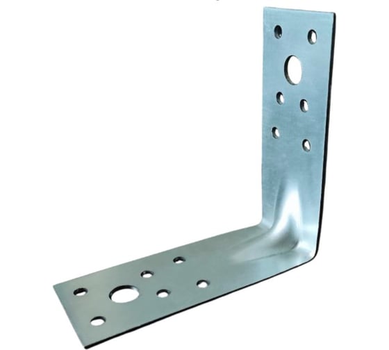 Изображение товара Уголок усиленный крепежный 90x40x1,8 мм, комплект 10 шт. оцинкованный ПЗШО X2744213-10