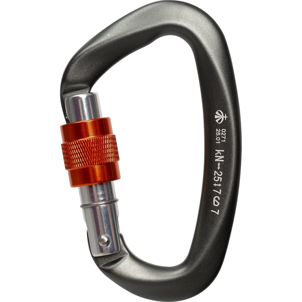 Изображение товара Карабин с муфтой Keylock, малый, алюминий, рабочая нагрузка 2500 кг