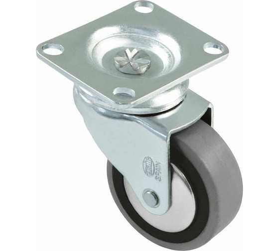 Изображение товара Мебельное колесо Amig серое диаметр 60 мм 2510-60 6741