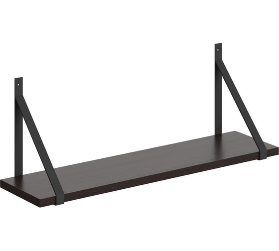 Изображение товара Полка SKYLAND SH1-GINO с полкодержателями венге магия 830x220x300 COFFEE 00-07067493