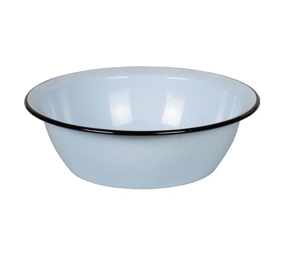 Изображение товара Эмалированная миска СТАЛЬЭМАЛЬ 3.5л, серо-голубая ТП5155