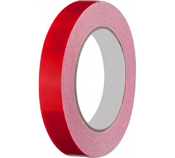 Изображение товара Лента двусторонняя для зеркал 19мм Х 50 м (красный) К Аврора 1120035
