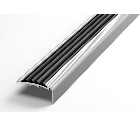 Изображение товара Порог угловой алюминиевый с вставкой ЛУКА (40х20 мм, 0,9 м, Без покрытия) УТ000023707