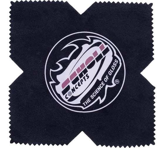 Изображение товара Мягкая салфетка SCHOLL Concepts C-ROCK черная, 20х20 см, для работы с керамическим покрытием 22483