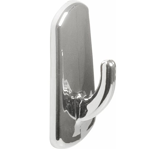 Изображение товара Самоклеющийся крючок Amig пластик, покрытие хром 2 шт 208 CB