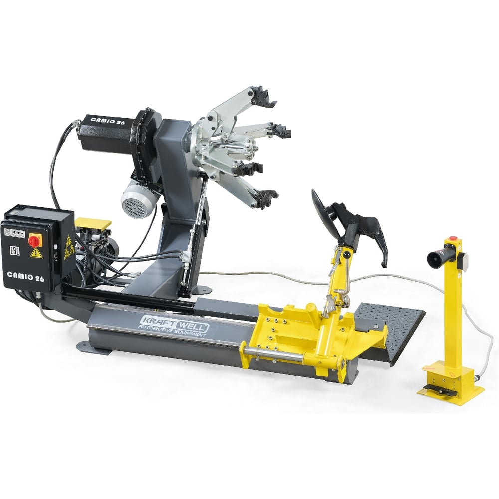 Изображение товара KraftWell CAMIO KRW26TE Шиномонтажный станок до 26 дюймов двухскоростной