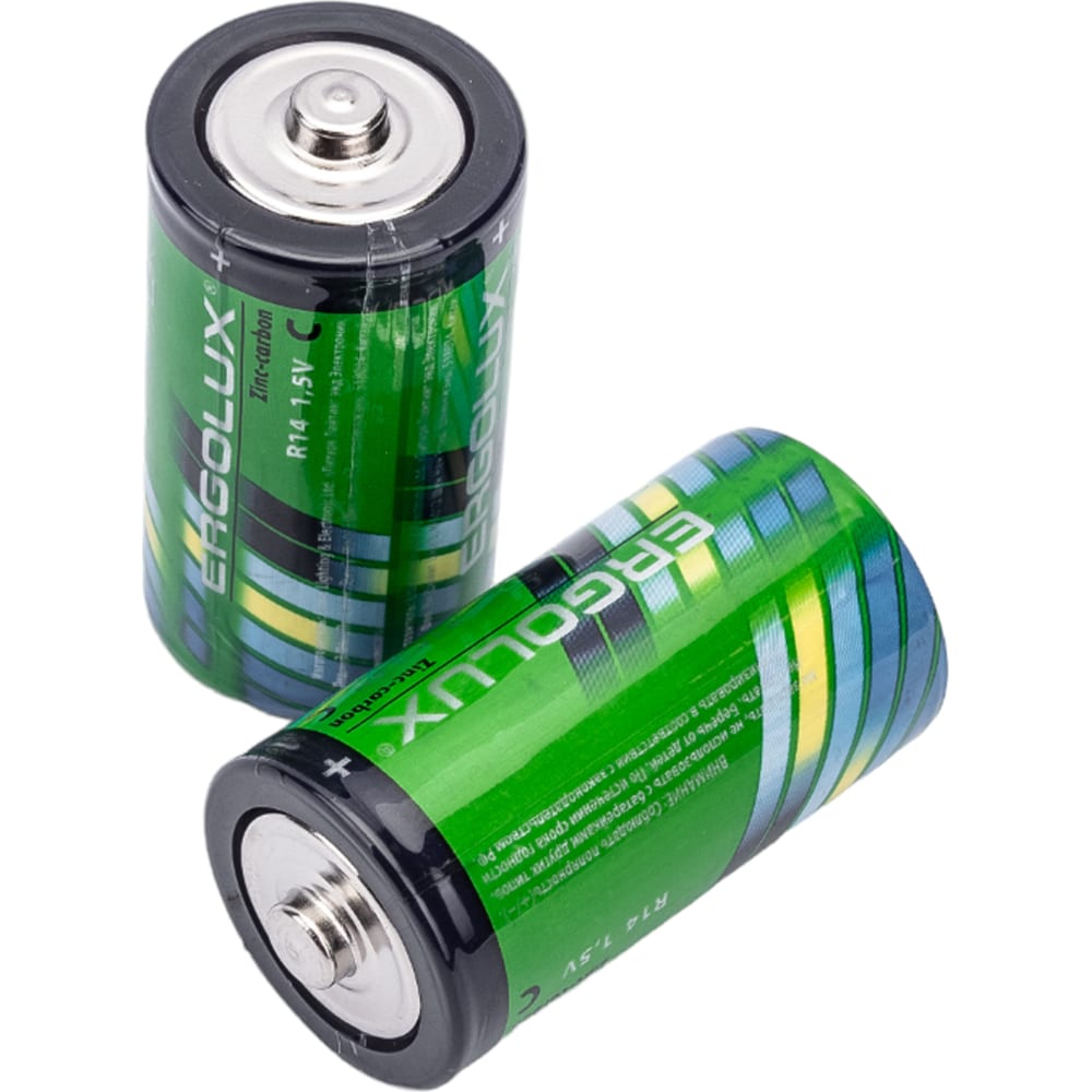 Батарейка Ergolux батарейка алкалиновая космос lr14 упаковка 2 шт